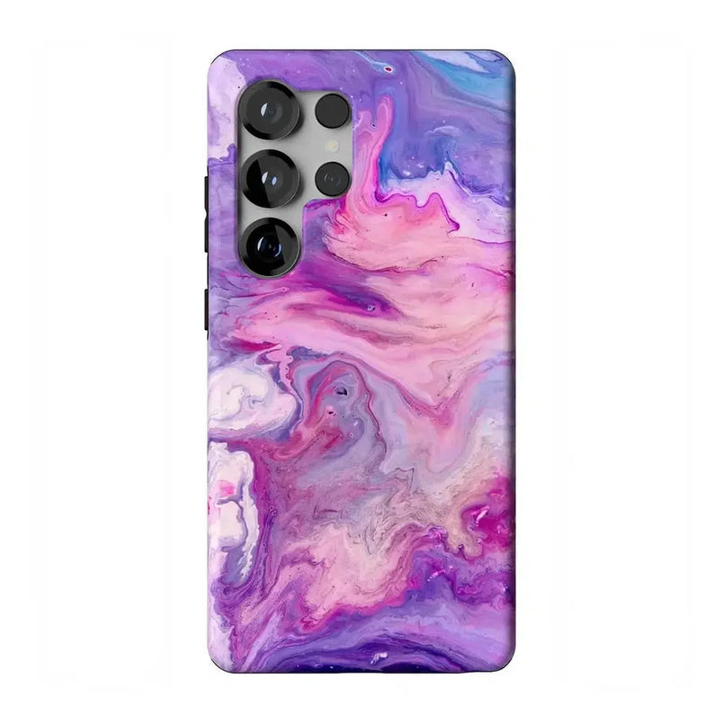 Tie Dying Over You | Purple Marble Samsung Case Samsung Case Casetry Essential + MagSafe® Galaxy S25 Ultra 
