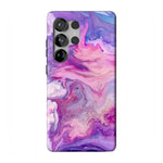 Tie Dying Over You | Purple Marble Samsung Case Samsung Case Casetry Essential + MagSafe® Galaxy S25 Ultra 