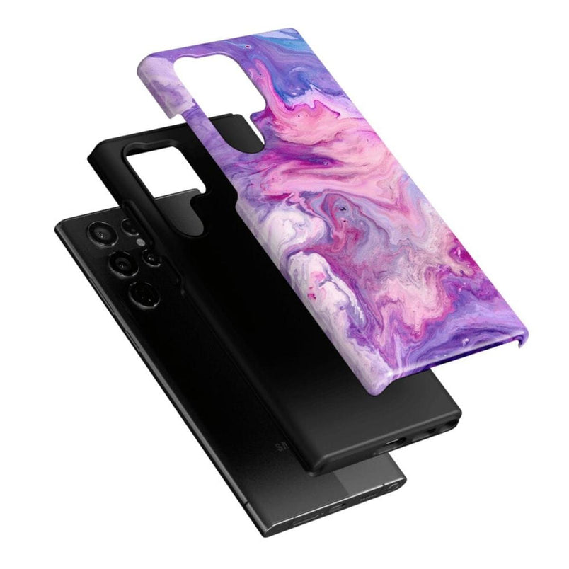 Tie Dying Over You | Purple Marble Samsung Case Samsung Case Casetry 