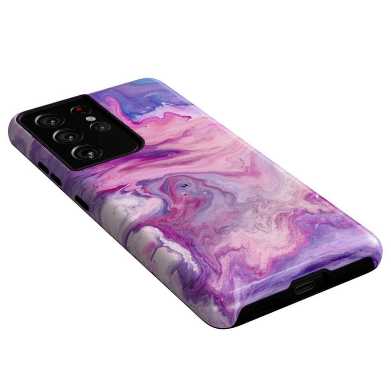Tie Dying Over You | Purple Marble Samsung Case Samsung Case Casetry 