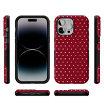 On the Dot | Maroon Polka Dot Case