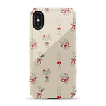 Holiday Party | Kitty and Vibe Holiday Case Phone Case Casetry Essential iPhone X / XS 