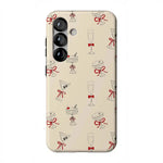 Tini | Kitty and Vibe Holiday Case Phone Case Casetry Essential + MagSafe® Galaxy S25