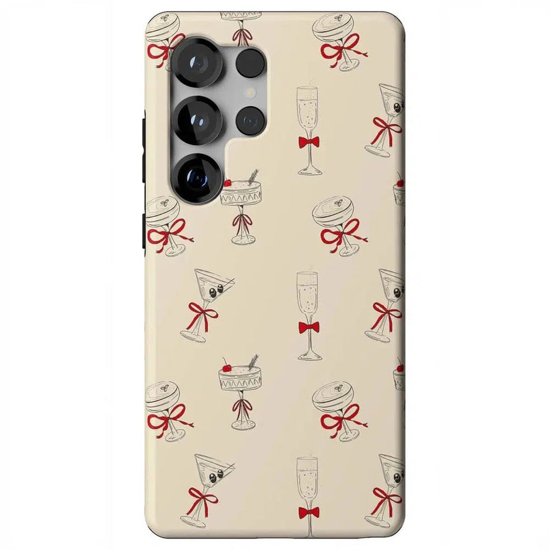 Tini | Kitty and Vibe Holiday Case Phone Case Casetry Essential + MagSafe® Galaxy S25 Ultra