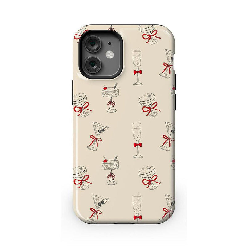 Holiday Party | Kitty and Vibe Holiday Case Phone Case Casetry Essential + MagSafe® iPhone 12 Mini
