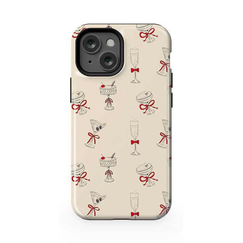 Holiday Party | Kitty and Vibe Holiday Case Phone Case Casetry Essential + MagSafe® iPhone 13 Mini