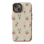 Holiday Party | Kitty and Vibe Holiday Case Phone Case Casetry Essential + MagSafe® iPhone 14