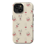 Holiday Party | Kitty and Vibe Holiday Case Phone Case Casetry Essential + MagSafe® iPhone 15