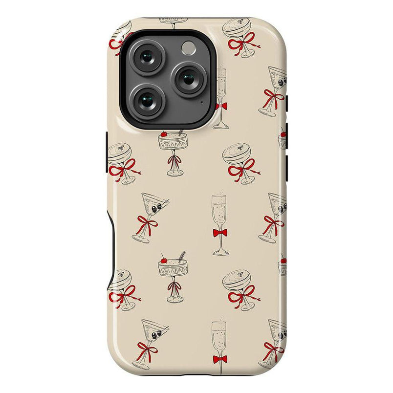 Holiday Party | Kitty and Vibe Holiday Case Phone Case Casetry Essential + MagSafe® iPhone 16 Pro