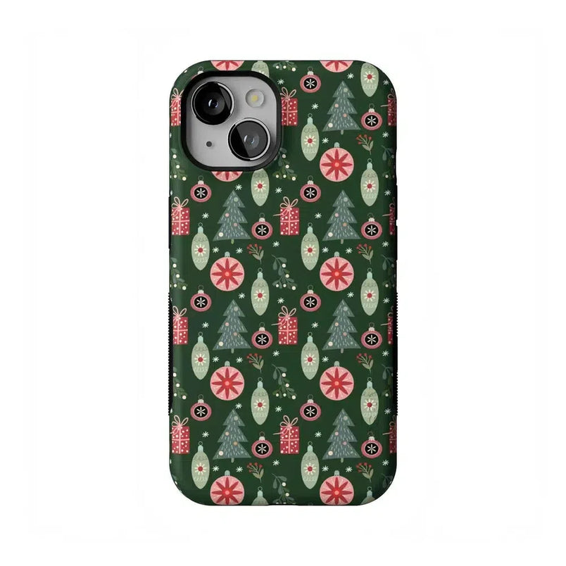 Tinsel Town | Christmas Ornament Case Phone Case Casetry Bold Flex + MagSafe® iPhone 13