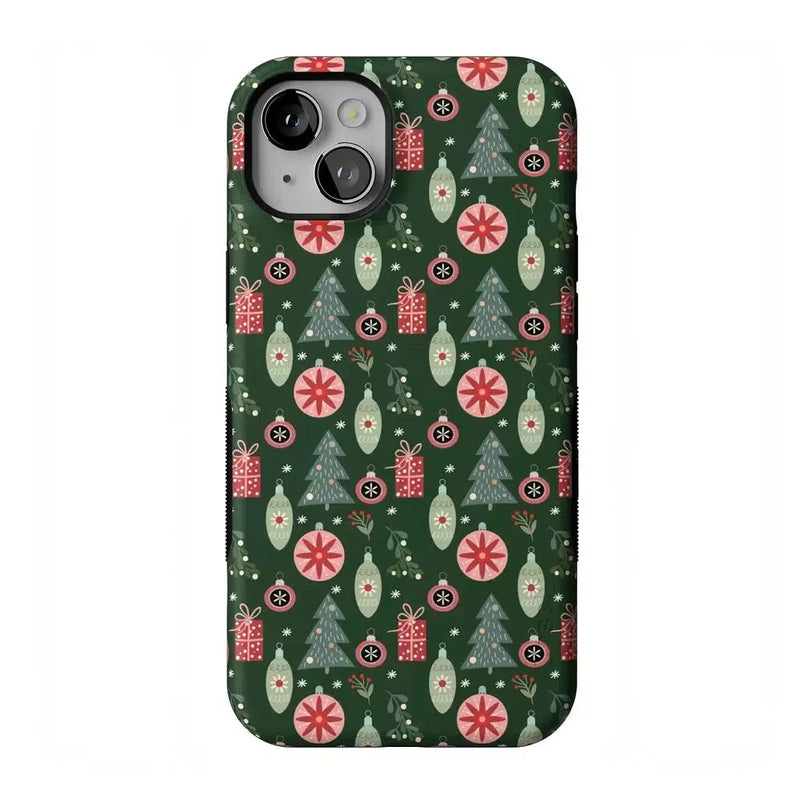 Tinsel Town | Christmas Ornament Case Phone Case Casetry Bold Flex + MagSafe® iPhone 14 Plus