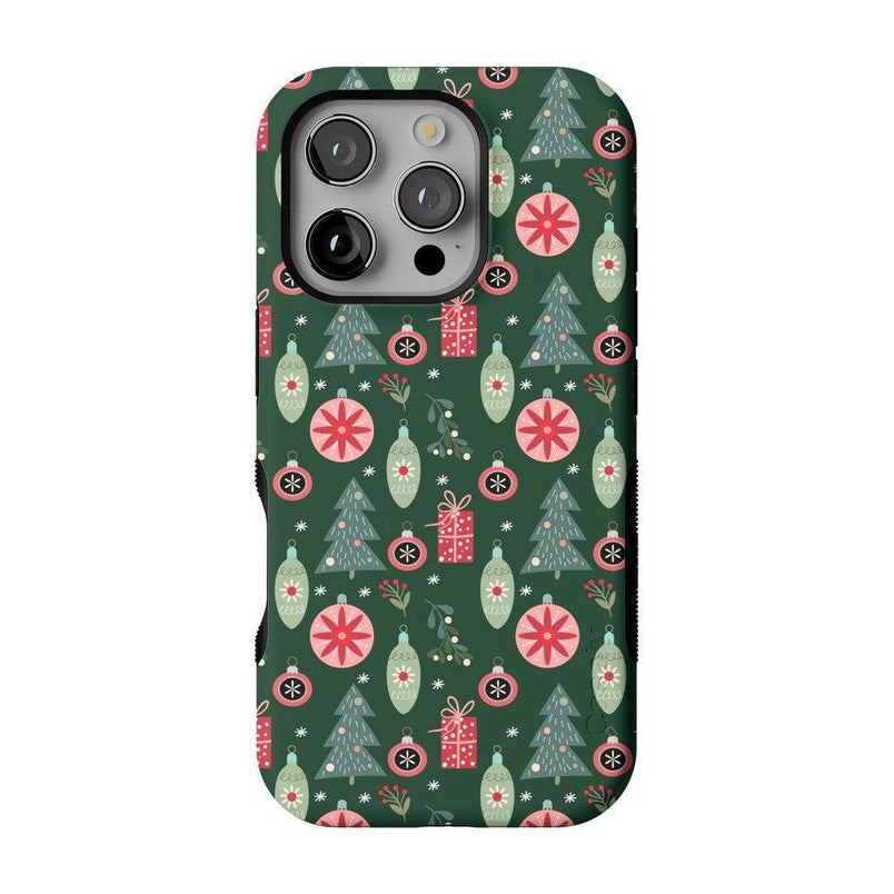 Tinsel Town | Christmas Ornament Case Phone Case Casetry Bold + MagSafe® iPhone 16 Pro