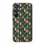 Tinsel Town | Christmas Ornament Case Phone Case Casetry Essential + MagSafe® Galaxy S25