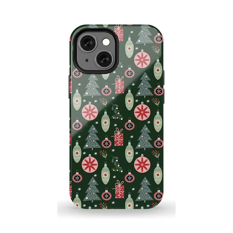 Tinsel Town | Christmas Ornament Case Phone Case Casetry Essential + MagSafe® iPhone 13 Mini