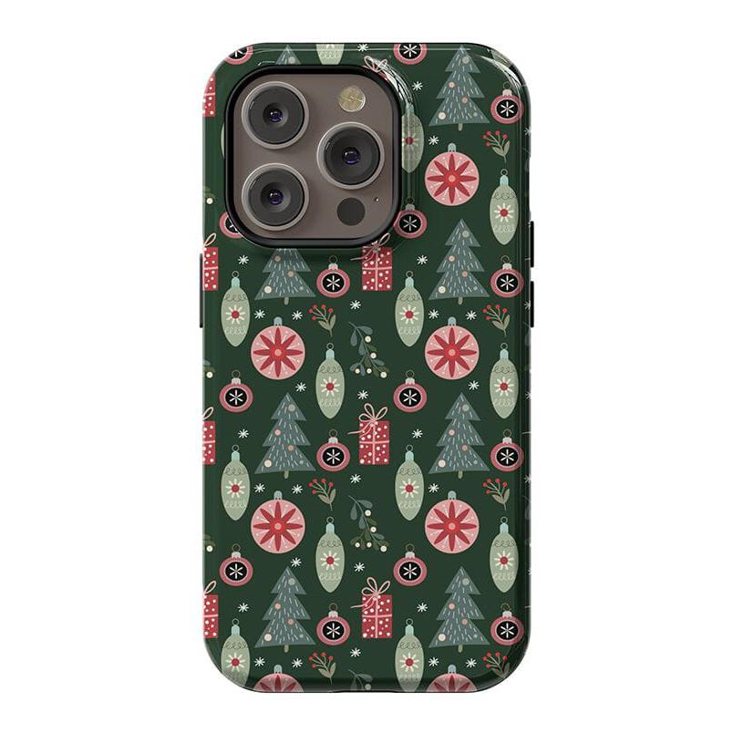 Tinsel Town | Christmas Ornament Case Phone Case Casetry Essential + MagSafe® iPhone 14 Pro