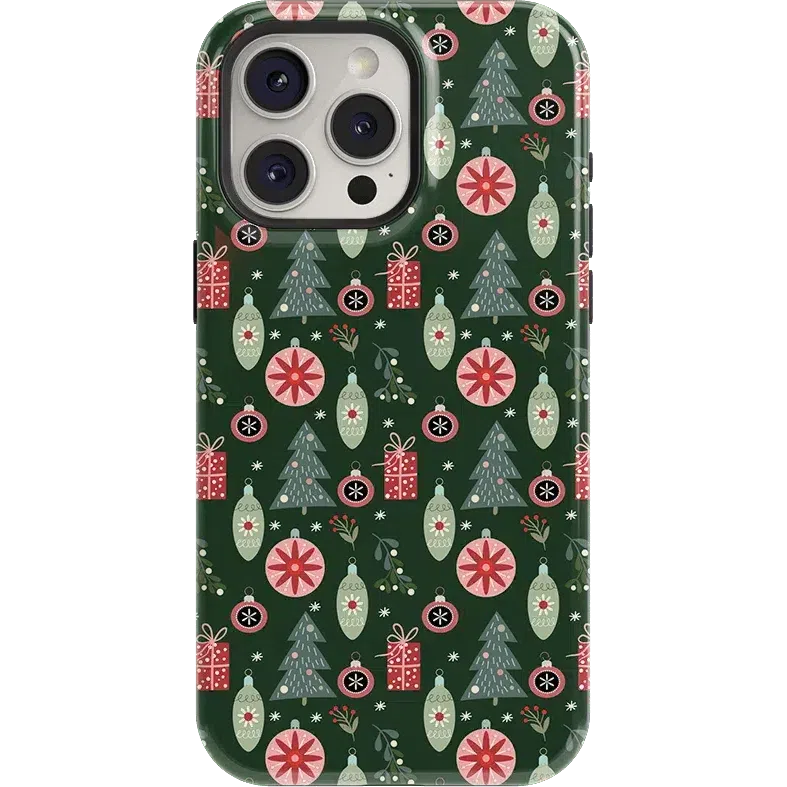 Tinsel Town | Christmas Ornament Case Phone Case Casetry Essential + MagSafe® iPhone 15 Pro Max