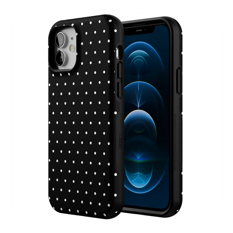 On the Dot | Black Polka Dot Case