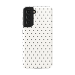 On the Dot | White Polka Dot Case
