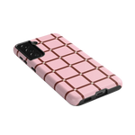 Uptown Gridlock | Pink Checkerboard Case