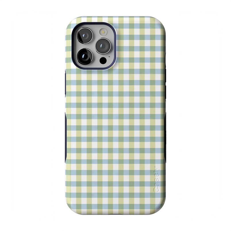 Pastel Picnic | Blue & Green Gingham Case