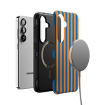 Go New York | Blue & Orange Stripes Case