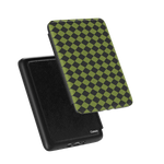 Wicked Hex | Green Checkered Kindle Case