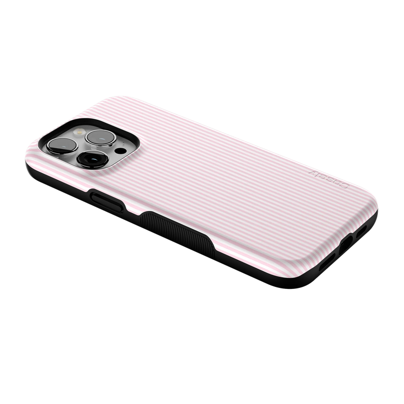 Stripes and the City | Light Pink Pinstripe Case
