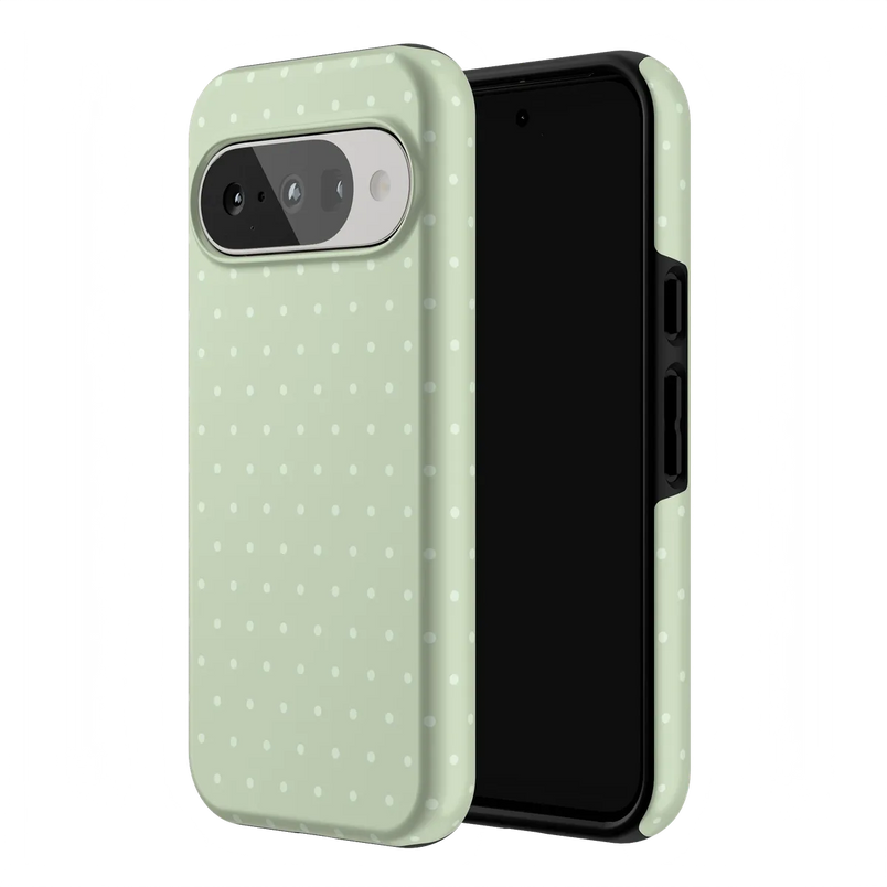 On the Dot | Green Polka Dot Case