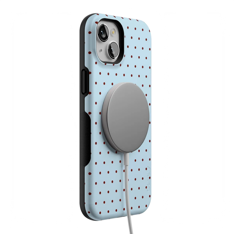 On the Dot | Blue Polka Dot Case