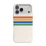 Totally Groovy | Rainbow Stripes Color Block Case iPhone Case get.casely Classic + MagSafe® iPhone 17 Pro Max 