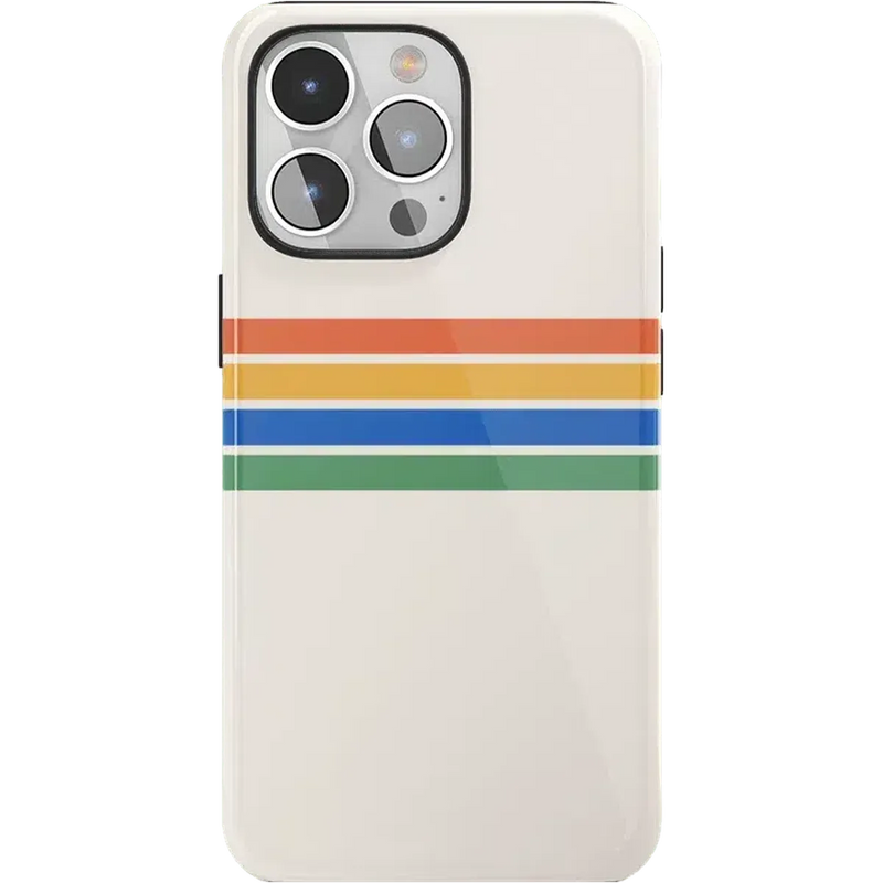 Totally Groovy | Rainbow Stripes Color Block Case iPhone Case get.casely Bold Flex + MagSafe® iPhone 17 Pro Max 