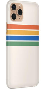Totally Groovy | Rainbow Stripes Color Block Case iPhone Case get.casely