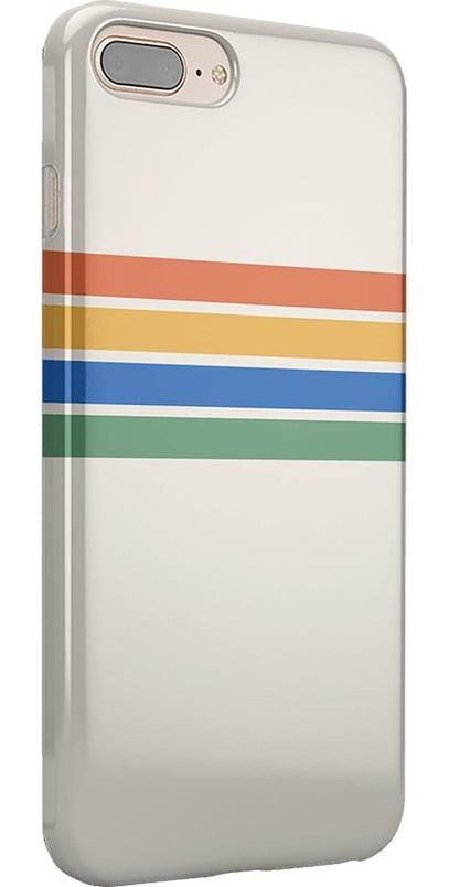 Totally Groovy | Rainbow Stripes Color Block Case iPhone Case get.casely
