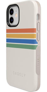 Totally Groovy | Rainbow Stripes Color Block Case iPhone Case get.casely