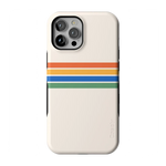 Totally Groovy | Rainbow Stripes Color Block Case iPhone Case get.casely 