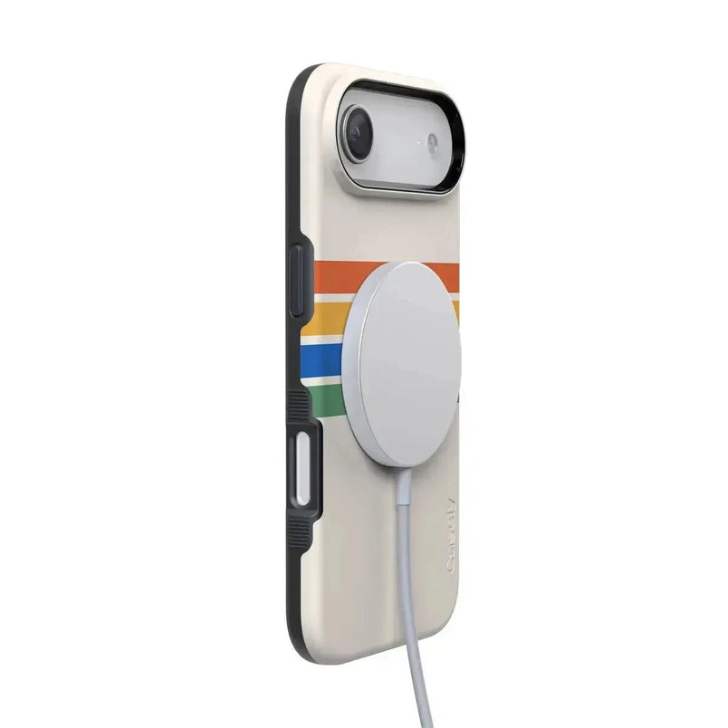 Totally Groovy | Rainbow Stripes Color Block Case iPhone Case get.casely 