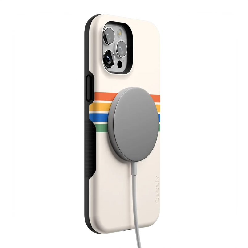 Totally Groovy | Rainbow Stripes Color Block Case iPhone Case get.casely 