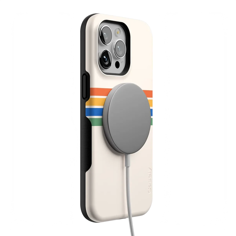 Totally Groovy | Rainbow Stripes Color Block Case iPhone Case get.casely 