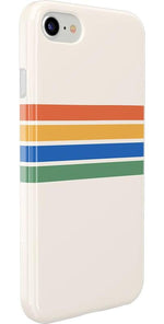 Totally Groovy | Rainbow Stripes Color Block Case iPhone Case get.casely