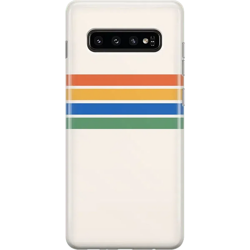 Totally Groovy | Rainbow Stripes Color Block Samsung Case Samsung Case get.casely Classic Galaxy S10 Plus 