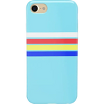Totally Groovy | Teal Rainbow Stripes Color Block Case iPhone Case get.casely 