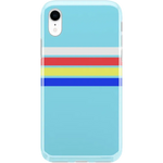 Totally Groovy | Teal Rainbow Stripes Color Block Case iPhone Case get.casely 