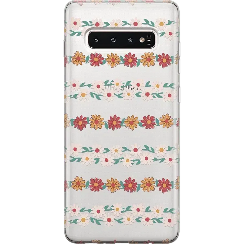 Totally Rad | Daisy Print Floral Samsung Case Samsung Case get.casely Classic Galaxy S10 Plus 