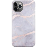 Touch of Lavender | Lavender Gray & Rose Gold Marble Case iPhone Case get.casely Classic iPhone 11 Pro 