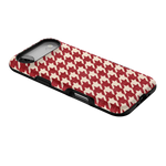 Scarlet Stitch | Red Houndstooth Case