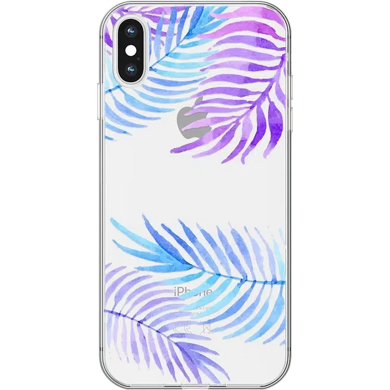 Tropical Blues | Palm Leaves Floral case iPhone Case get.casely Classic iPhone XS Max 