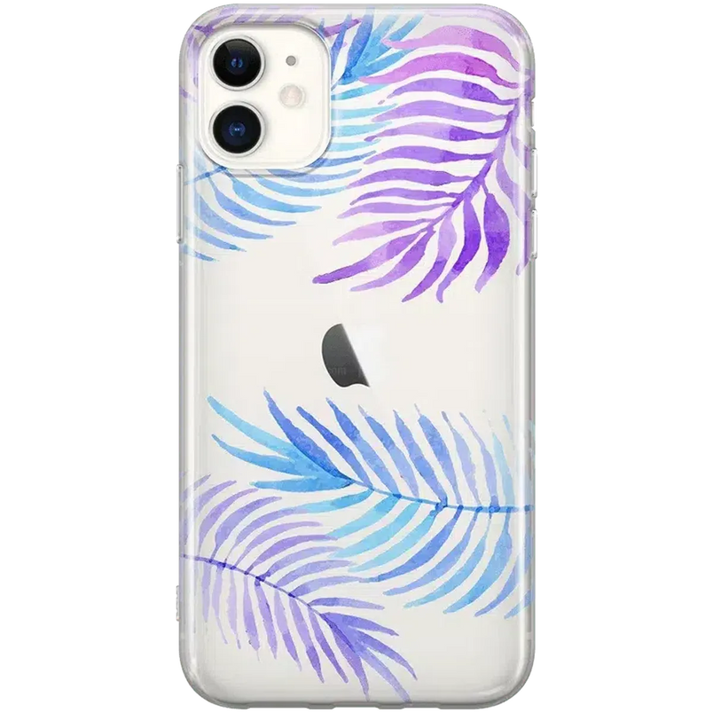 Tropical Blues | Palm Leaves Floral case iPhone Case get.casely 