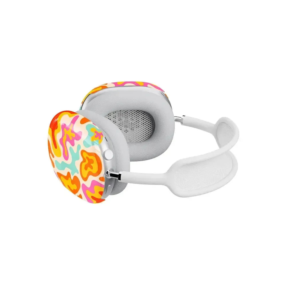 Tropical Color Splash Abstract Retro AirPods Max Case - Thumbnail 2