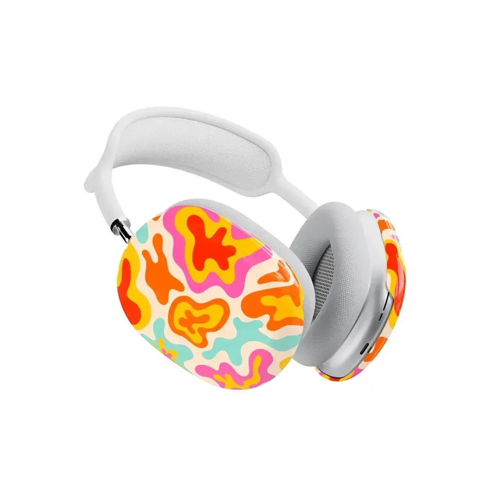 Tropical Color Splash Abstract Retro AirPods Max Case - Thumbnail 3