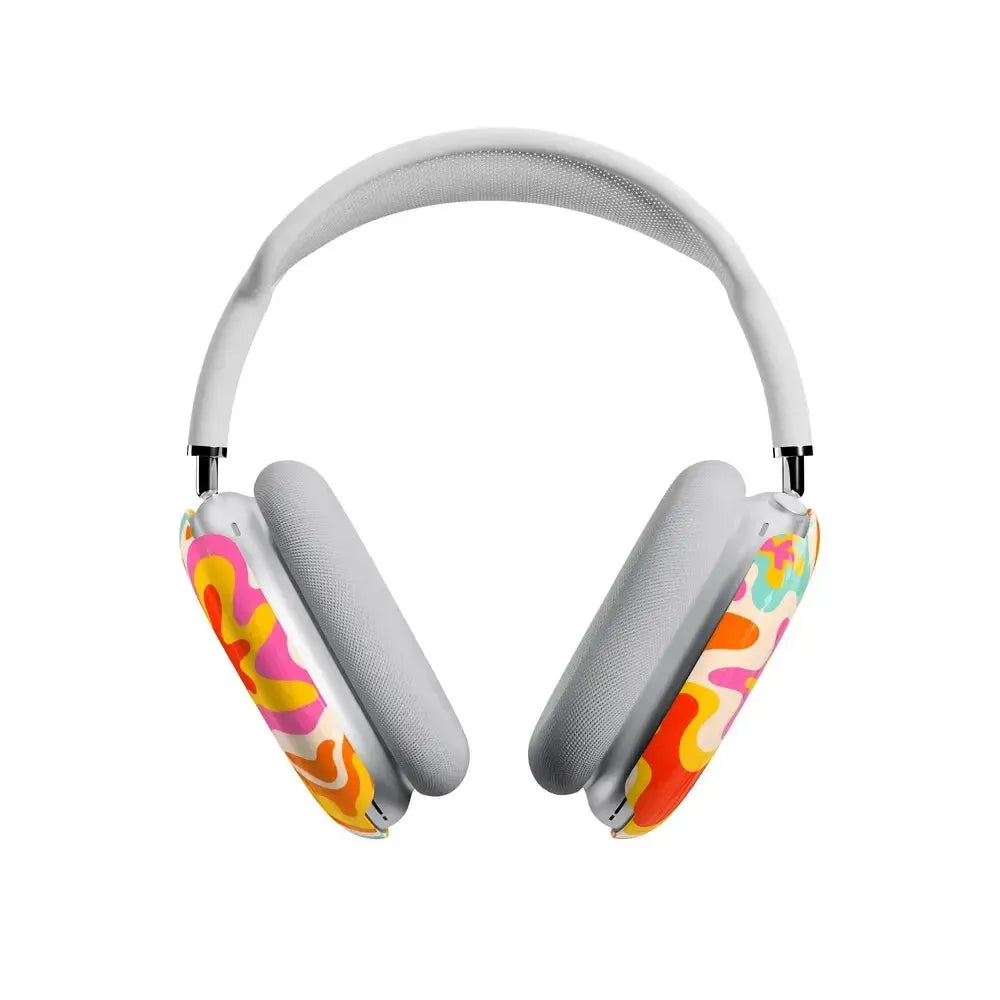 Tropical Color Splash Abstract Retro AirPods Max Case